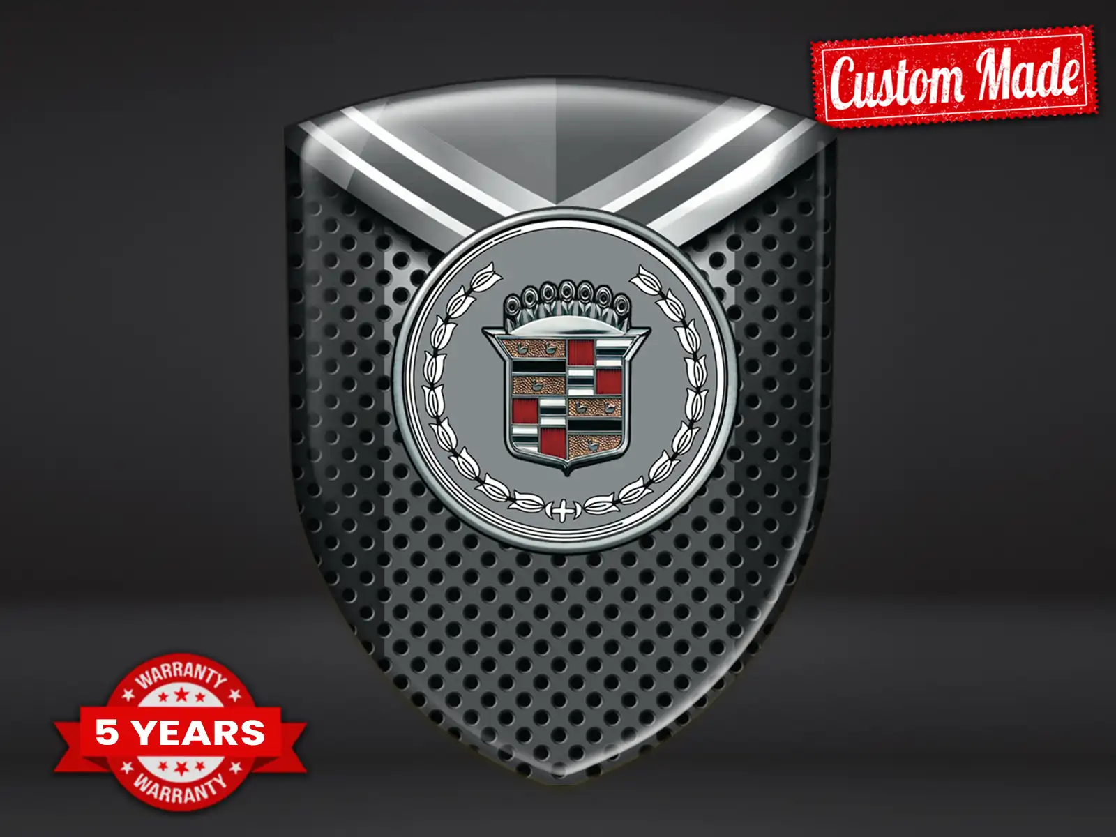 Cadillac Pegatina En Relieve X Profesional Personalizable ST